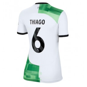 Liverpool Thiago Alcantara #6 Koszulka Wyjazdowych Kobiety 2023-24 Krótki Rękaw